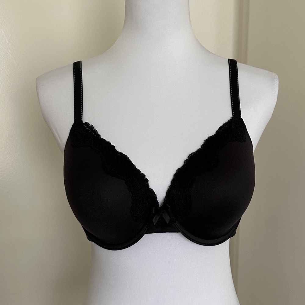 *NWT* Maidenform | Comfort Devotion Bra | Black/Body Beige | 38B